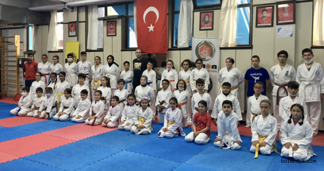 Bolu Karate Kurslarında Kuşak Sınavı Yapıldı
