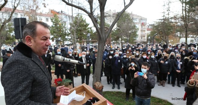 Bolu Uğur Mumcu Parkı Törenle Açıldı