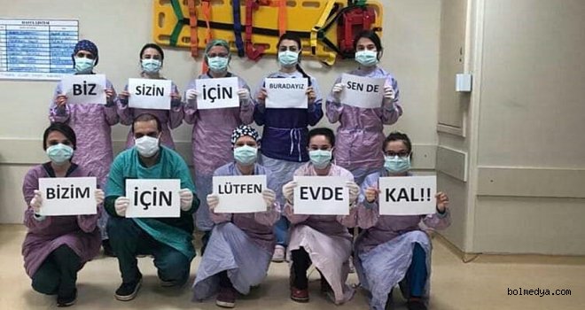 Bolu’daki Sağlık Çalışanlarından Vatandaşlara Mesajlar