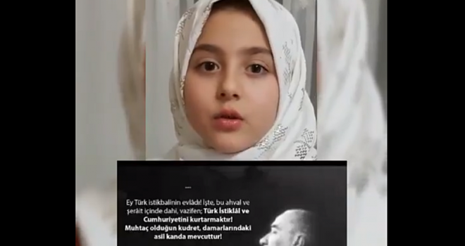 Cumhuriyet İlkokulu Minikleri 100. Yılı Anısına Video Hazırladı