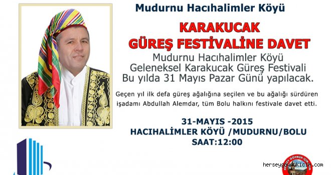 Güreş Ağa’sı Alemdar’dan festivale davet