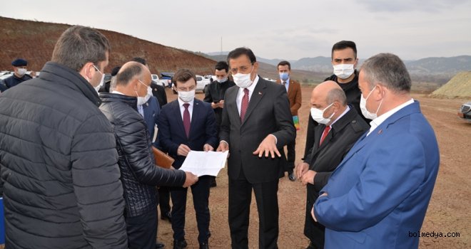 Vali Ümit, Himmetoğlu Köyü’nün Taşınacağı Araziyi İnceledi