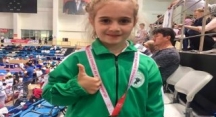 6 Yaşındaki Nisanur Gümüş Madalya Kazandı.