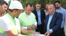 Başkan Özcan Orman Bölge Müdürlüğü İnşaatını İnceledi